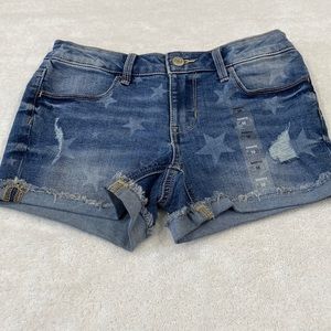 NWT SO denim shorts size 10